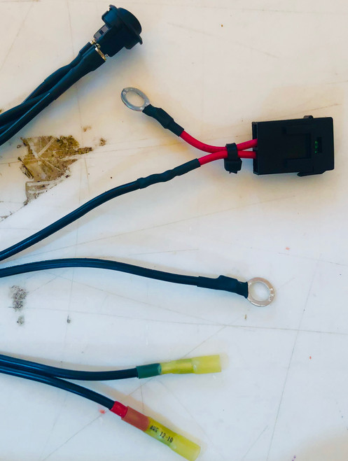 Switch, Fuse, and butt connectors Switch, Fuse, and butt connectors